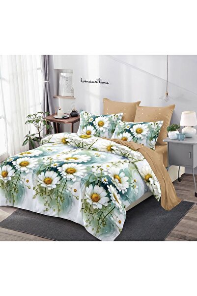 OEM Fine Cotton Duvet Cover Set with Stretchy 6 pieces 2 persons Primavara