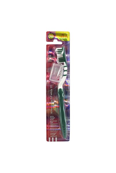 SOHO Toothbrush, Nobil Care, Full White 3D Medium Cap,