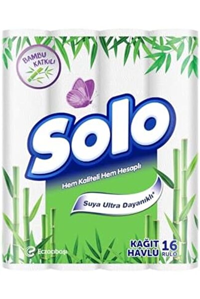 Yıldızan Nzr Beautestore Solo Bamboo Added Paper Towels 16-Pack 2026 1103473