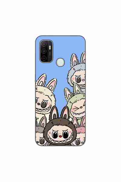 OEM Husa compatibila cu Oppo A53 Silicon Gel Tpu Model Labubu Pattern Blue