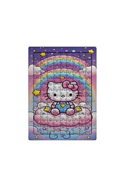 Ghostbastır Hello Kitty 99 Parça Ayaklı Puzzle – Dekoratif Çocuk Yapbozu 061