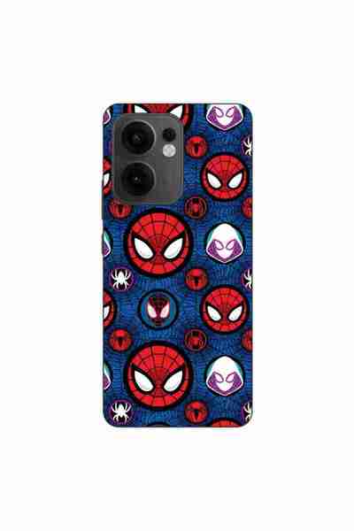 OEM Husa compatibila cu Oppo Reno13 F Silicon Gel Tpu Model Spiderman Face Pa...