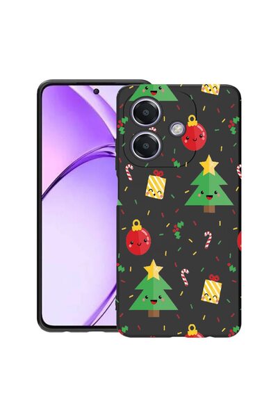bestcase ¬Æ Husa pentru OPPO A60 5G / A40 / A40M, Xmas Tree, Slim Silicon 0.8...