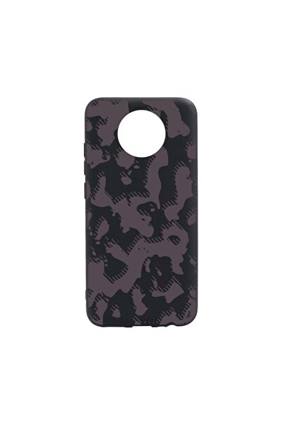 bestcase Husa Silicon Compatibila Cu Nokia C30, Gray Camouflage, rezistenta l...