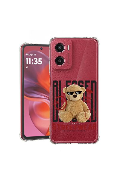 bestcase Θήκη συμβατή με Motorola Moto E15, Αντικραδασμική 1.5MM, Τέντι Μπερ ...