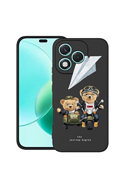 bestcase Υπέρλεπτη Θήκη TPU Συμβατή με Honor 600 Lite, Σχέδιο Teddy On The Ro...