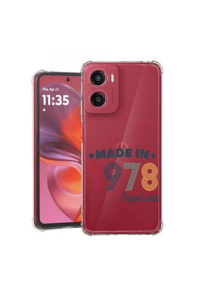 bestcase Калъф за Motorola Moto G06 с оригинален дизайн  "1978 ", противоудар...