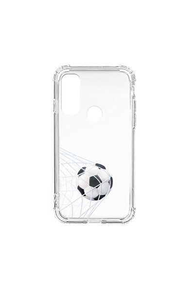 bestcase Husa Anti Shock Silicon Compatibila cu Motorola Moto E20, Football -...