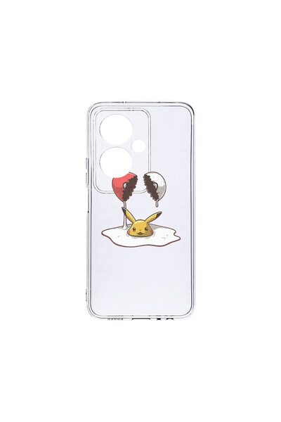 bestcase Διαφανής Θήκη Σιλικόνης 2MM, Συμβατή με OPPO A79 5G, Με Σχέδιο Μιμίδ...
