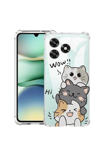 bestcase Husă Antișoc 1.5mm Compatibilă cu Honor X5c Plus / X5c, cu Design Ca...