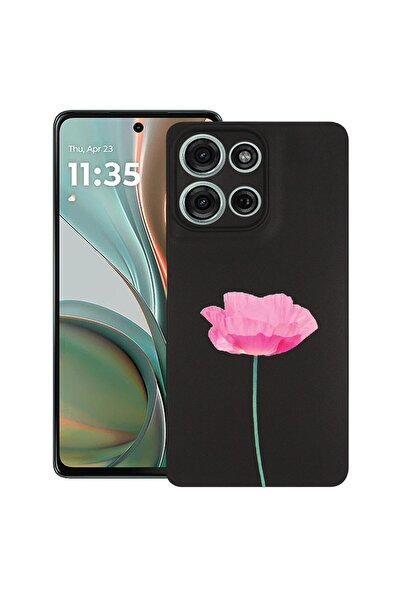 bestcase Θήκη για Motorola Moto G 5G (2025) με σχέδιο τριαντάφυλλο - Παστέλ Ρ...