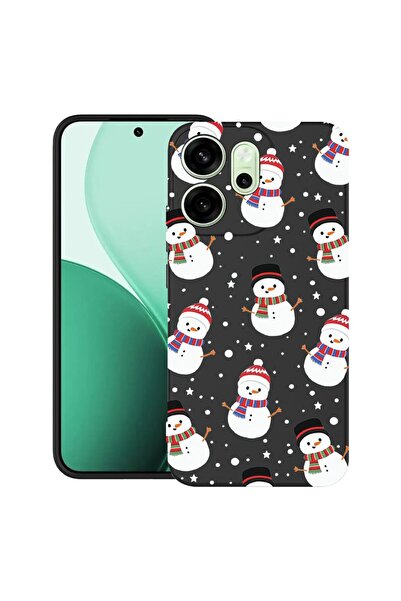 bestcase ¬Æ Husa TPU Ultra Slim Compatibil cu OPPO Reno15, cu Design Snowman,...