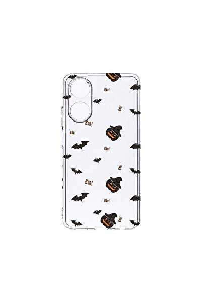 bestcase Διαφανής Θήκη Σιλικόνης 2MM, Συμβατή με OPPO A98 5G, Χάλογουιν, Αντι...