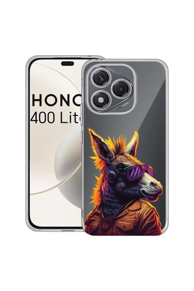 bestcase Case for Honor 400 Lite 5G, BestCase¬Æ Clear Silicon 2MM, Funky Dunk...