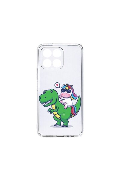 bestcase Husa BestCase¬Æ Clear Silicon 2MM, Compatibila Cu Honor X6a, Dino Ri...