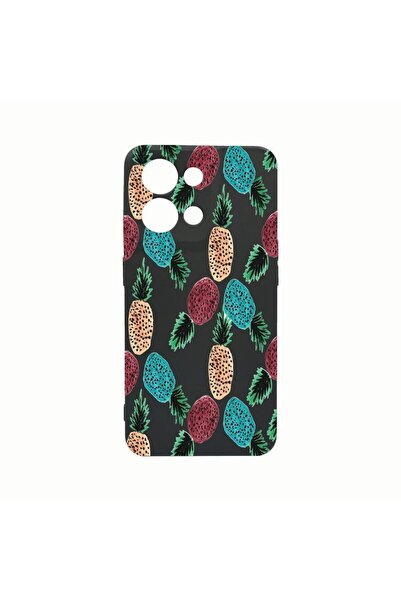 bestcase Husa Silicon, Compatibila Cu Oppo Reno8 Pro, Ananas, Rezistenta la u...