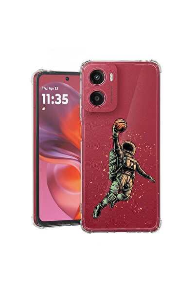 bestcase ¬Æ Husa compatibila Motorola Moto E15, Anti Shock 1.5MM, Astronaut B...