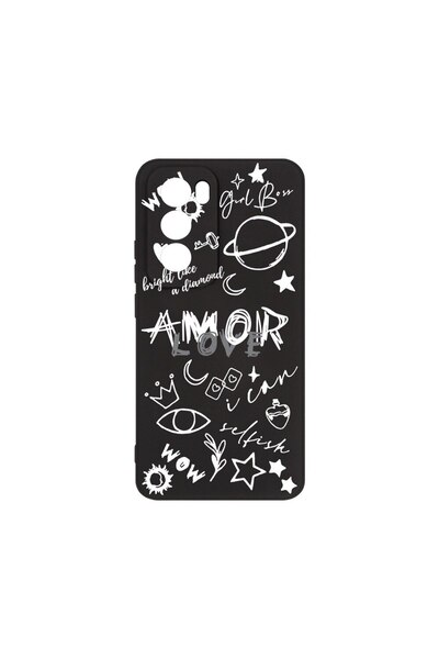 bestcase Θήκη Σιλικόνης Premium, Συμβατή με OPPO Reno12 Pro, Goth Love, Λεπτή...