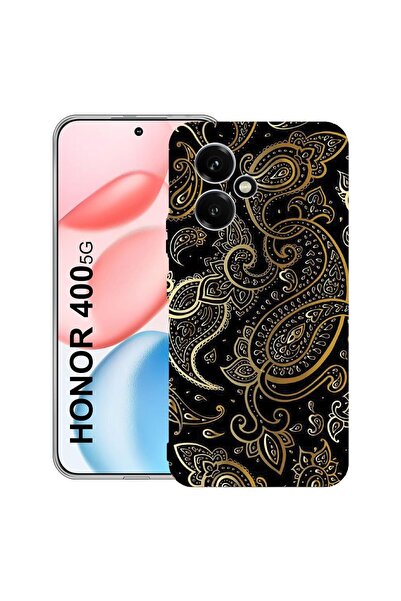 bestcase ¬Æ Husa Clear Silicon pentru Honor 400, Golden Pattern, 2036423 T 1154