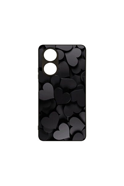 bestcase Husa BestCase¬Æ MaxSafe, Compatibilă cu OPPO A78 4G, Inimi alb-negru...