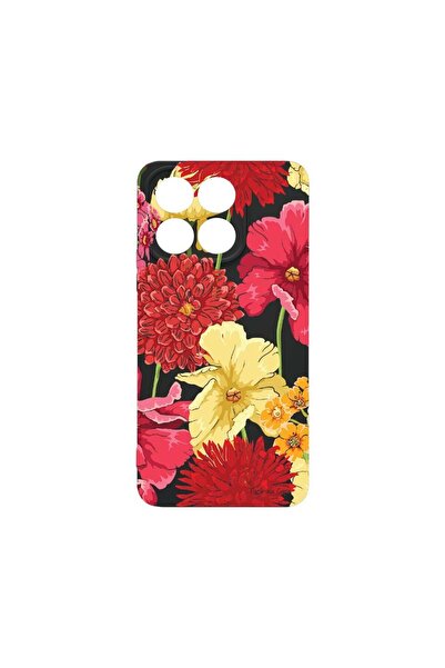 bestcase Λεπτή Θήκη Σιλικόνης 0.8MM, Συμβατή με Honor X6a, Κόκκινα Κίτρινα Λο...