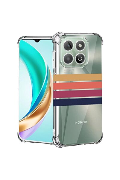 bestcase ¬Æ Husa compatibila Honor X8C, Anti Shock 1.5MM, Retro Lines, Protec...