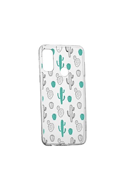 bestcase Husa Silicon Compatibila Cu Motorola Moto E30, Cactus, rezistenta la...