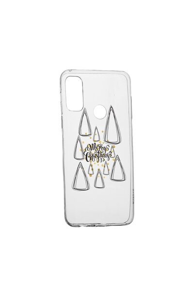 bestcase Husa Silicon Compatibila Cu Huawei P Smart 2020, Minimalist Merry Ch...