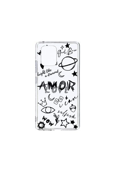 bestcase Διαφανής Θήκη Σιλικόνης 2MM, Συμβατή με Motorola Moto G32, Goth Love...