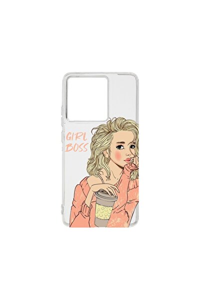 bestcase ¬Æ Husa Clear Silicon 2MM, Compatibila Cu Motorola Edge 50 Pro, Girl...