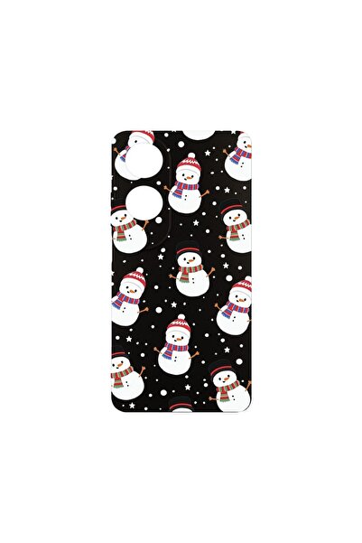 bestcase Slim SIlicon 0.8MM Case, Compatible with OPPO A60, Snowman, Camera P...
