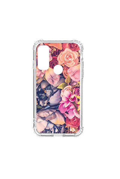 bestcase Husa Anti Shock Silicon Compatibila Cu Motorola Moto E20, Floral, Mi...
