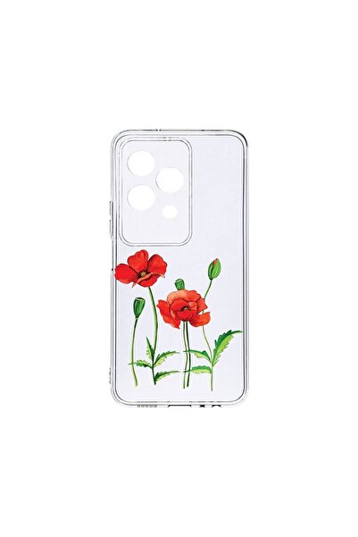 bestcase ¬Æ Husa Clear Silicon 2MM, Compatibila Cu Honor 200 Lite, Red Poppy,...