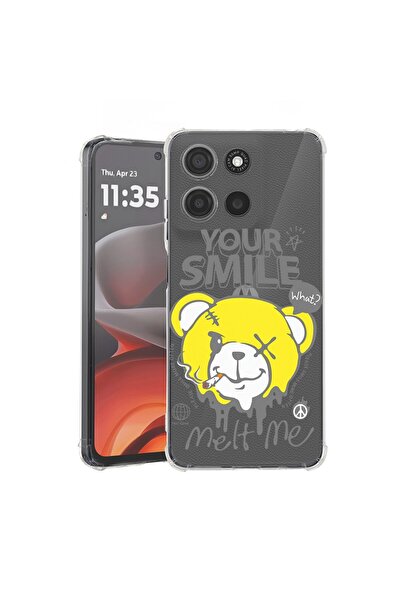 bestcase ¬Æ Husa Anti Shock pentru Motorola Edge 60 Pro cu Design Teddy Bear ...