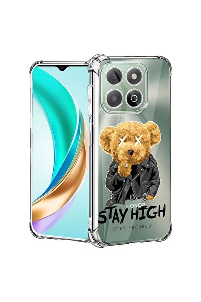 bestcase ¬Æ Husa compatibila Honor X8C, Anti Shock 1.5MM, Stay High Teddy Bea...