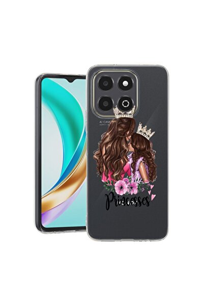 bestcase ¬Æ Husa Clear Slim Silicon Compatibila cu Honor X6c, Princesses Gril...