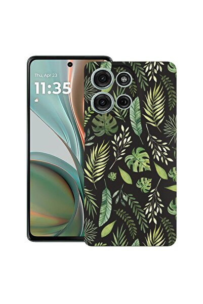 bestcase ¬Æ Husa pentru Motorola Moto G Play (2025) cu Design Green leafs, TP...