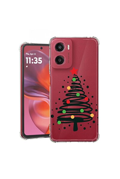 bestcase ¬Æ Husa compatibila Motorola Moto E15, Anti Shock 1.5MM, Crhistmas T...