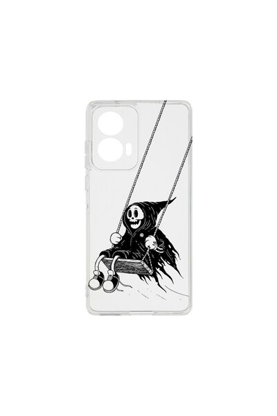 bestcase ¬Æ Husa Clear Silicon 2MM, Compatibila Cu Motorola Edge 50 Fusion, D...