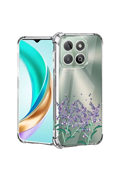 bestcase Θήκη για Honor 400 Smart / X7d με σχέδιο λεβάντας, Αντικραδασμική, Ε...