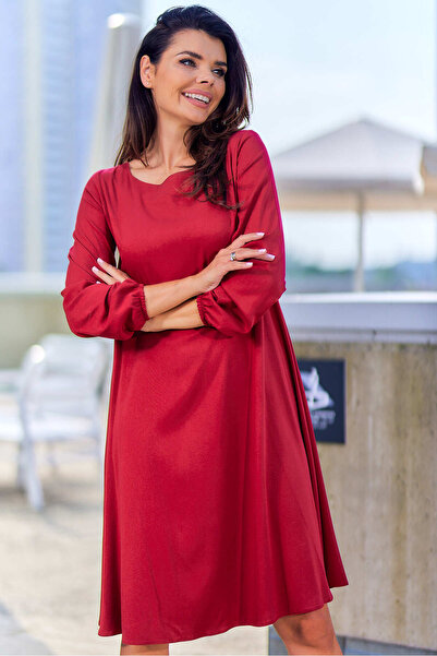 Awama Women's Trapeze Dress, Awama, Drapey and Elegant Cut for Daily Comfort,...