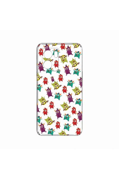 bestcase Λεπτή θήκη σιλικόνης 2 χιλιοστών, Συμβατή με OPPO A77s, Monsters, Αν...