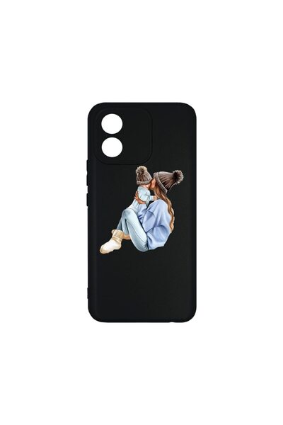 bestcase Λεπτή Θήκη Σιλικόνης 0.8MM, Συμβατή με Honor X5, Σχέδιο Κορίτσι-Μαμά...