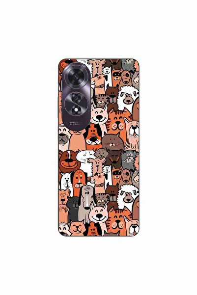OEM Husa compatibila cu Oppo A60 4G Silicon Gel Tpu Model Caini si Pisici Pat...
