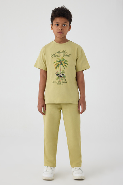 NBT JEANS Boy Green Tshirt