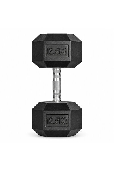 PROCART Ganteră hexagonală premium de 12,5 kg, pentru fitness și culturism, m...