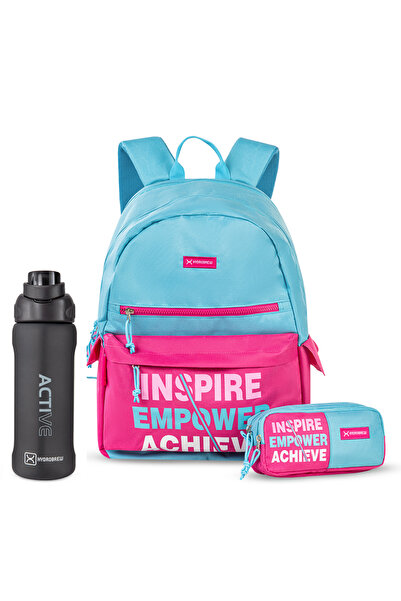 Hydrobrew 18" Backpack w/ Sip Switch Tritan Water Bottle 1000ml | Laptop Back...