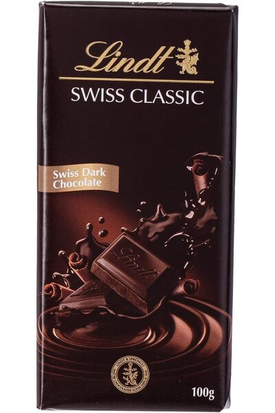 Lindt Swiss Clsc Drk Choc Surfin 100g Pr