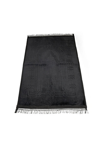 Hayrat Neşriyat Peluş Seccade Siyah (80x120 cm.)