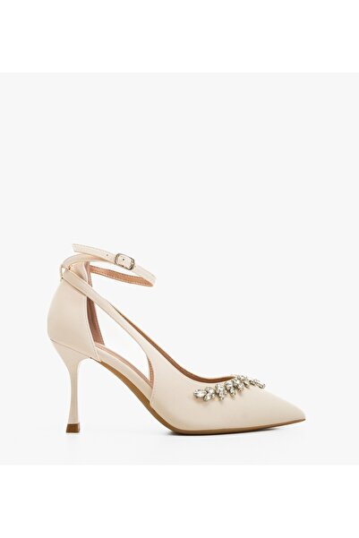 BENOTTİ Women's stiletto shoes Daray Beige